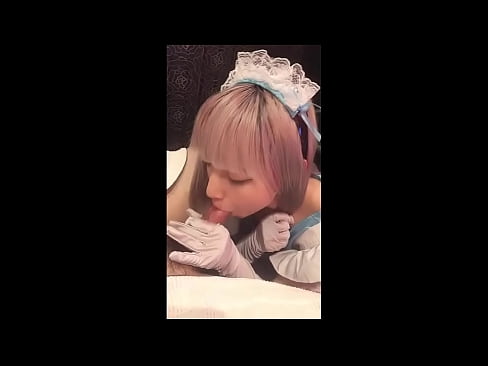 ❤️ Japanski idol [mayuka], kostim francuske služavke, 1. dio, pušenje i drkanje losionom ☑ Porno video na hr.porngifmag.ru